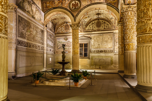 Palazzo vecchio, sÃmbolo del poder de florencia mi viaje Columns interior Patio inspiraciones