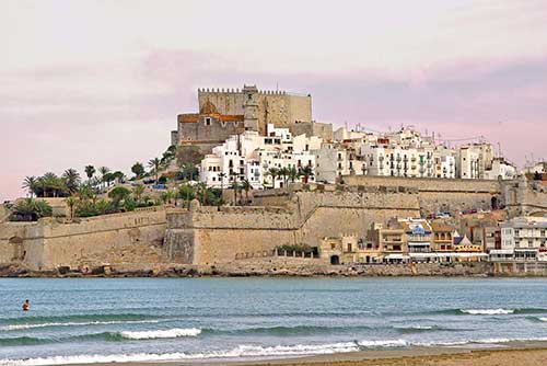 Panorámica del castillo de Peñíscola