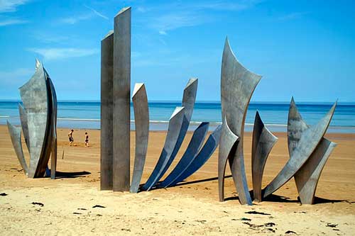 Playa de Omaha en Normandía