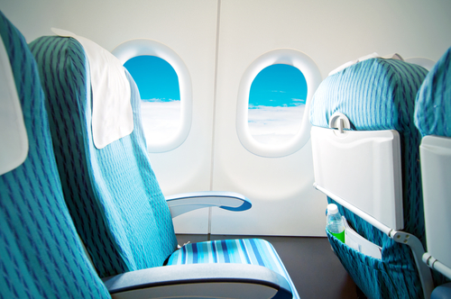 Interior de un avion