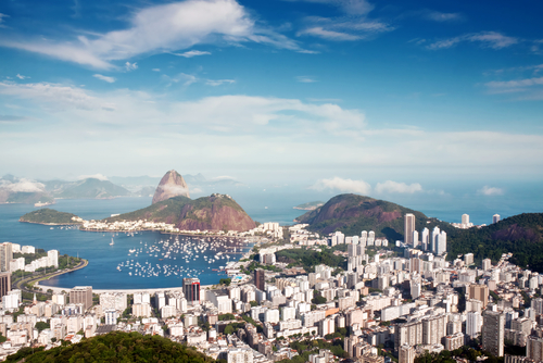 Vista de Río de Janeiro en Brasil