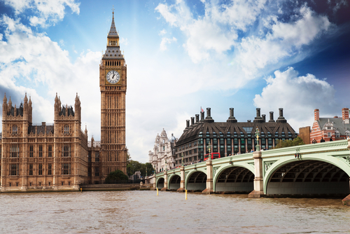 Vista del Big Ben en Londres