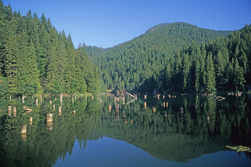 Lago Rosu en Rumanía