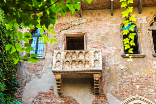 Balcón de Romeo y Julieta en Verona