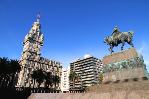Vista de Montevideo en Uruguay