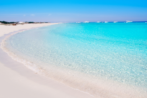 Playa de Ses Illetes en Formentera
