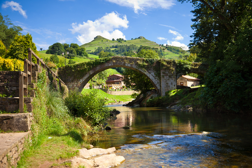 Puente en Liérganes en Cantabria