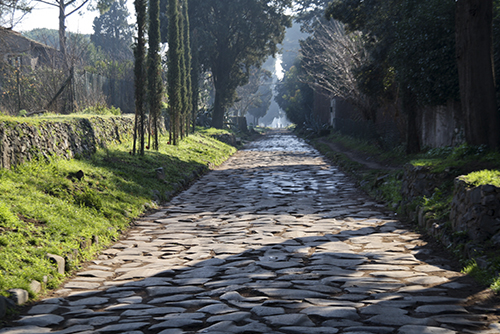 Via Appia Antica en Roma