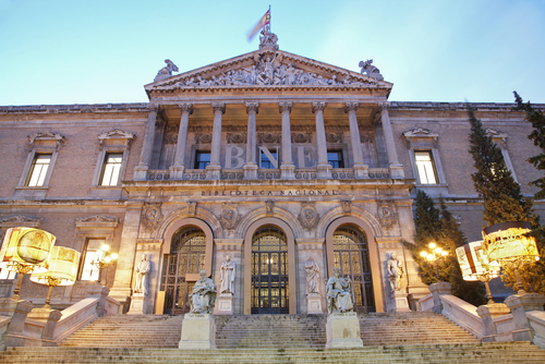 Fachada dela Biblioteca nacional de España