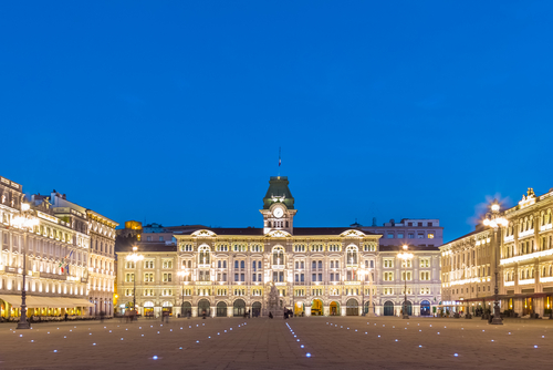 Plaza de la República en Trieste