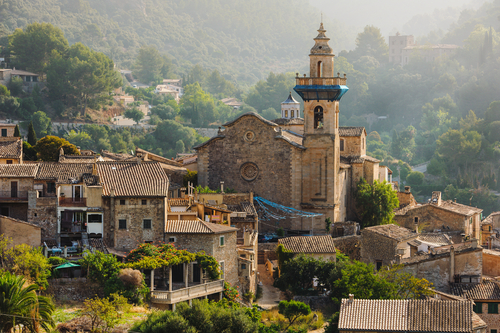 Vista de Valldemossa en Mallorca