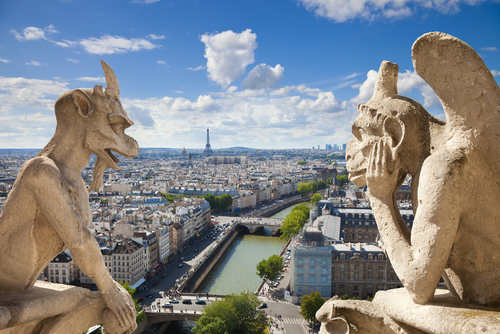 Gárgolas en Notre Dame de París