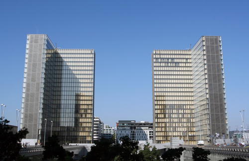 Fachada de laBiblioteca Nacional de Francia