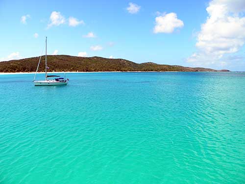 Bahía en Isla Culebra