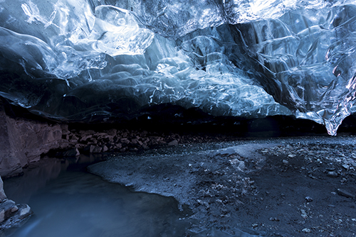 Cueva de hielo en Vatnajokull