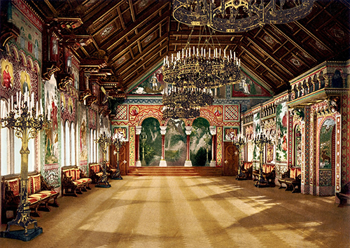 Interior del castillo de Neuschwanstein