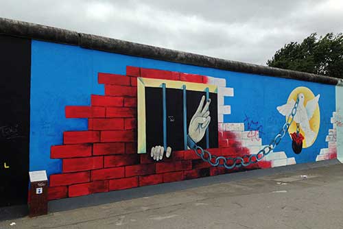 Mural en East Side gallery