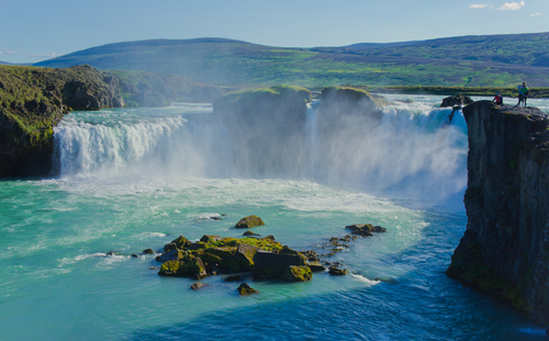 Cascadas de Gullfoss en Islandia