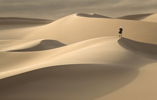 Dunas de arena en el Desierto del Sáhara.