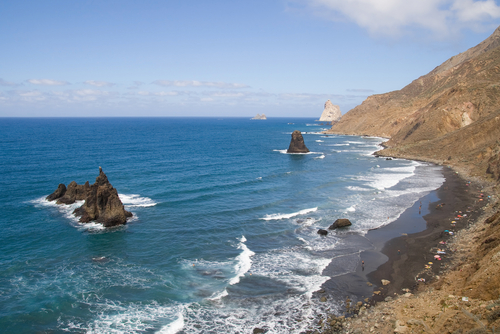 Playa de Benijo en Canarias