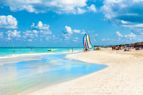 Playa de varadero en Cuba