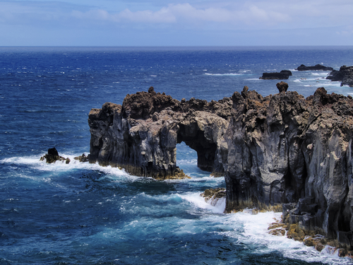 Rocas volcánicas en el Hierro
