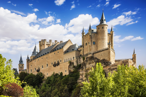 Vista del Alcázar de Segovia