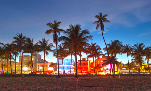 Miami Beach de noche