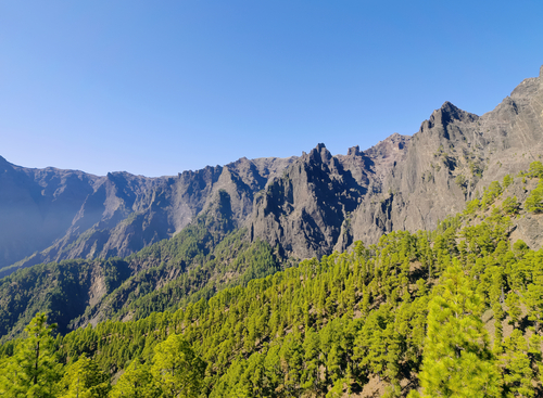 Vista de la Caldera de Taburiente