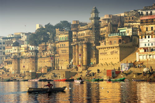 Río Ganges en la India