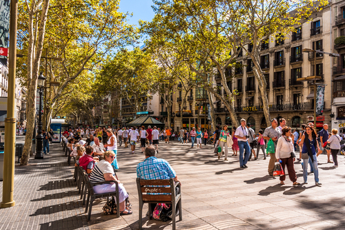 Las Ramblas de Barcelona