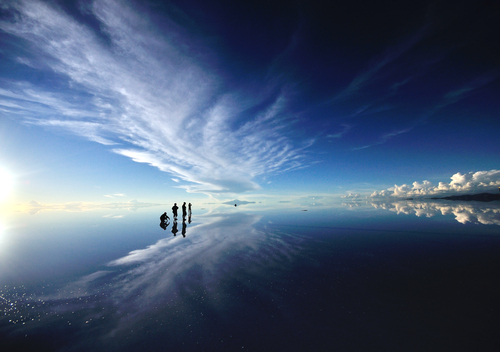 Salar de Uyuni en bolivia
