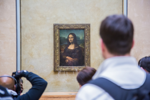 La Gioconda en el Museo del Louvre