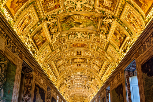 Pasillos de los Museos Vaticanos