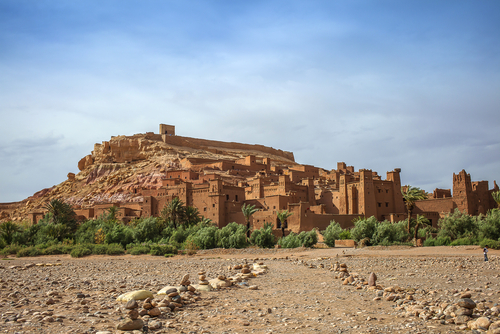 Vista de Ait Ben-Haddou en Marruecos