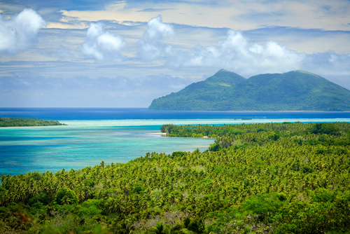 Vista hermosa de la playa en Vanuatu