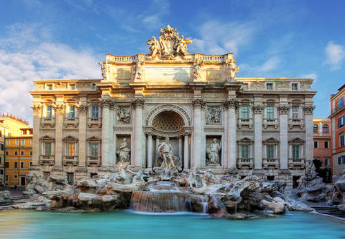 Fontana di Trevi en Roma
