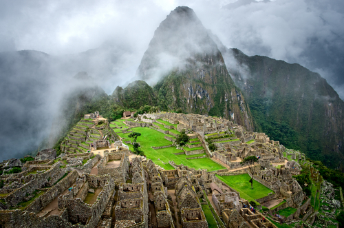 Vista del Machu Picchu en Perú