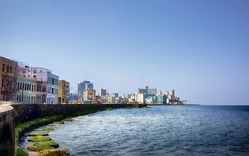 Malecón de la Habana en Cuba