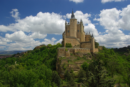 Vista del Alcázar de Segovia