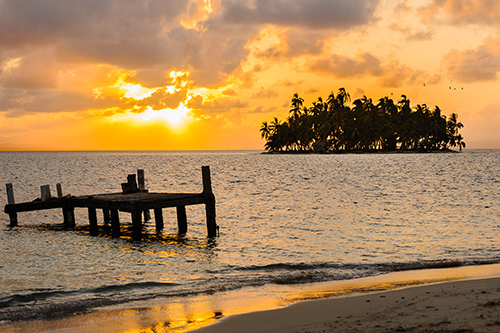 Isla San Blas en Panamá