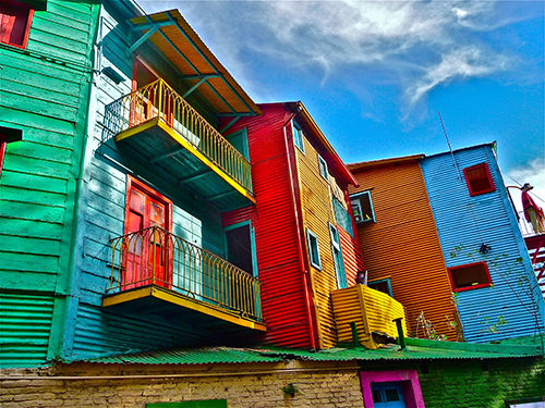 Barrio de La Boca en Buenos Aires