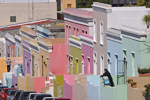 Casas de colores en Bo Kaap Ciudad del Cabo