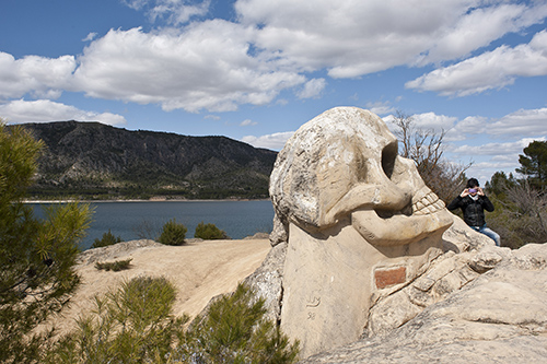 Calavera en la Ruta de las Caras