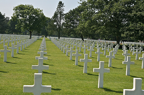 Cementerio americano en Normaníia