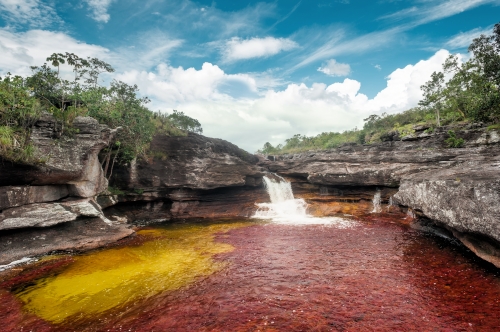 Cascada en Caño Cristales