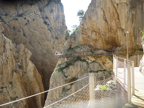 Desfiladero de los Gaitanes en Málaga