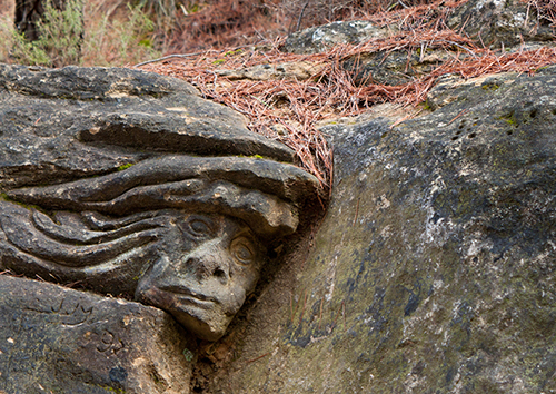 Golem en la Ruta de las Caras