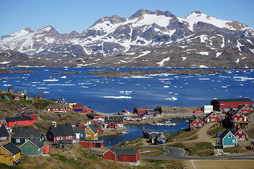 Paisaje de Groenlandia