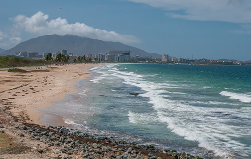 Playa de la Caracola en Isla Margarita